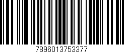 Código de barras (EAN, GTIN, SKU, ISBN): '7896013753377'
