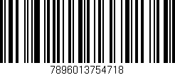 Código de barras (EAN, GTIN, SKU, ISBN): '7896013754718'
