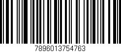 Código de barras (EAN, GTIN, SKU, ISBN): '7896013754763'