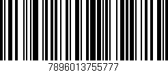 Código de barras (EAN, GTIN, SKU, ISBN): '7896013755777'