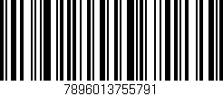 Código de barras (EAN, GTIN, SKU, ISBN): '7896013755791'