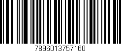 Código de barras (EAN, GTIN, SKU, ISBN): '7896013757160'