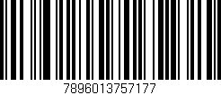 Código de barras (EAN, GTIN, SKU, ISBN): '7896013757177'