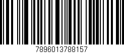 Código de barras (EAN, GTIN, SKU, ISBN): '7896013788157'