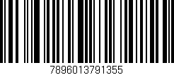 Código de barras (EAN, GTIN, SKU, ISBN): '7896013791355'