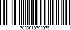 Código de barras (EAN, GTIN, SKU, ISBN): '7896013799375'