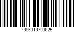 Código de barras (EAN, GTIN, SKU, ISBN): '7896013799825'