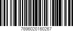 Código de barras (EAN, GTIN, SKU, ISBN): '7896020160267'