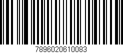 Código de barras (EAN, GTIN, SKU, ISBN): '7896020610083'