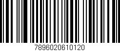 Código de barras (EAN, GTIN, SKU, ISBN): '7896020610120'
