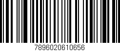 Código de barras (EAN, GTIN, SKU, ISBN): '7896020610656'