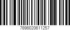 Código de barras (EAN, GTIN, SKU, ISBN): '7896020611257'