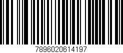 Código de barras (EAN, GTIN, SKU, ISBN): '7896020614197'