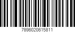Código de barras (EAN, GTIN, SKU, ISBN): '7896020615811'