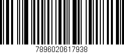 Código de barras (EAN, GTIN, SKU, ISBN): '7896020617938'