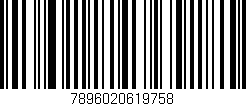 Código de barras (EAN, GTIN, SKU, ISBN): '7896020619758'