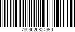 Código de barras (EAN, GTIN, SKU, ISBN): '7896020624653'