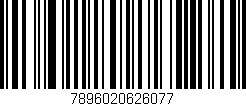 Código de barras (EAN, GTIN, SKU, ISBN): '7896020626077'