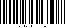 Código de barras (EAN, GTIN, SKU, ISBN): '7896020630074'