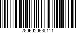 Código de barras (EAN, GTIN, SKU, ISBN): '7896020630111'