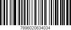 Código de barras (EAN, GTIN, SKU, ISBN): '7896020634034'