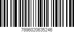 Código de barras (EAN, GTIN, SKU, ISBN): '7896020635246'