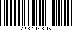 Código de barras (EAN, GTIN, SKU, ISBN): '7896020636915'