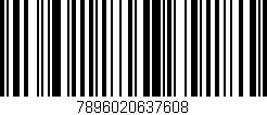 Código de barras (EAN, GTIN, SKU, ISBN): '7896020637608'