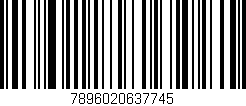 Código de barras (EAN, GTIN, SKU, ISBN): '7896020637745'