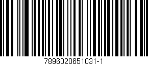 Código de barras (EAN, GTIN, SKU, ISBN): '7896020651031-1'