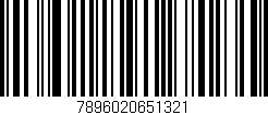 Código de barras (EAN, GTIN, SKU, ISBN): '7896020651321'