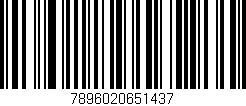 Código de barras (EAN, GTIN, SKU, ISBN): '7896020651437'