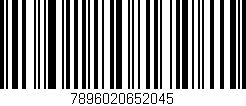 Código de barras (EAN, GTIN, SKU, ISBN): '7896020652045'