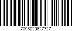 Código de barras (EAN, GTIN, SKU, ISBN): '7896020677727'