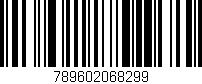 Código de barras (EAN, GTIN, SKU, ISBN): '789602068299'