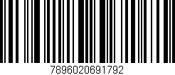 Código de barras (EAN, GTIN, SKU, ISBN): '7896020691792'