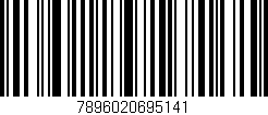 Código de barras (EAN, GTIN, SKU, ISBN): '7896020695141'