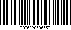 Código de barras (EAN, GTIN, SKU, ISBN): '7896020696650'