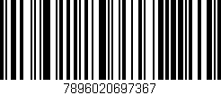 Código de barras (EAN, GTIN, SKU, ISBN): '7896020697367'