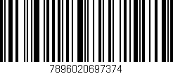 Código de barras (EAN, GTIN, SKU, ISBN): '7896020697374'