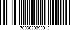 Código de barras (EAN, GTIN, SKU, ISBN): '7896020698012'