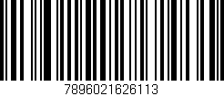 Código de barras (EAN, GTIN, SKU, ISBN): '7896021626113'