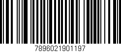 Código de barras (EAN, GTIN, SKU, ISBN): '7896021901197'