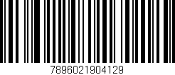 Código de barras (EAN, GTIN, SKU, ISBN): '7896021904129'
