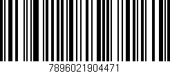 Código de barras (EAN, GTIN, SKU, ISBN): '7896021904471'