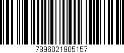 Código de barras (EAN, GTIN, SKU, ISBN): '7896021905157'