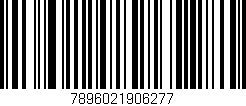 Código de barras (EAN, GTIN, SKU, ISBN): '7896021906277'