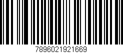 Código de barras (EAN, GTIN, SKU, ISBN): '7896021921669'