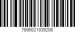 Código de barras (EAN, GTIN, SKU, ISBN): '7896021939206'