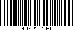 Código de barras (EAN, GTIN, SKU, ISBN): '7896023083051'